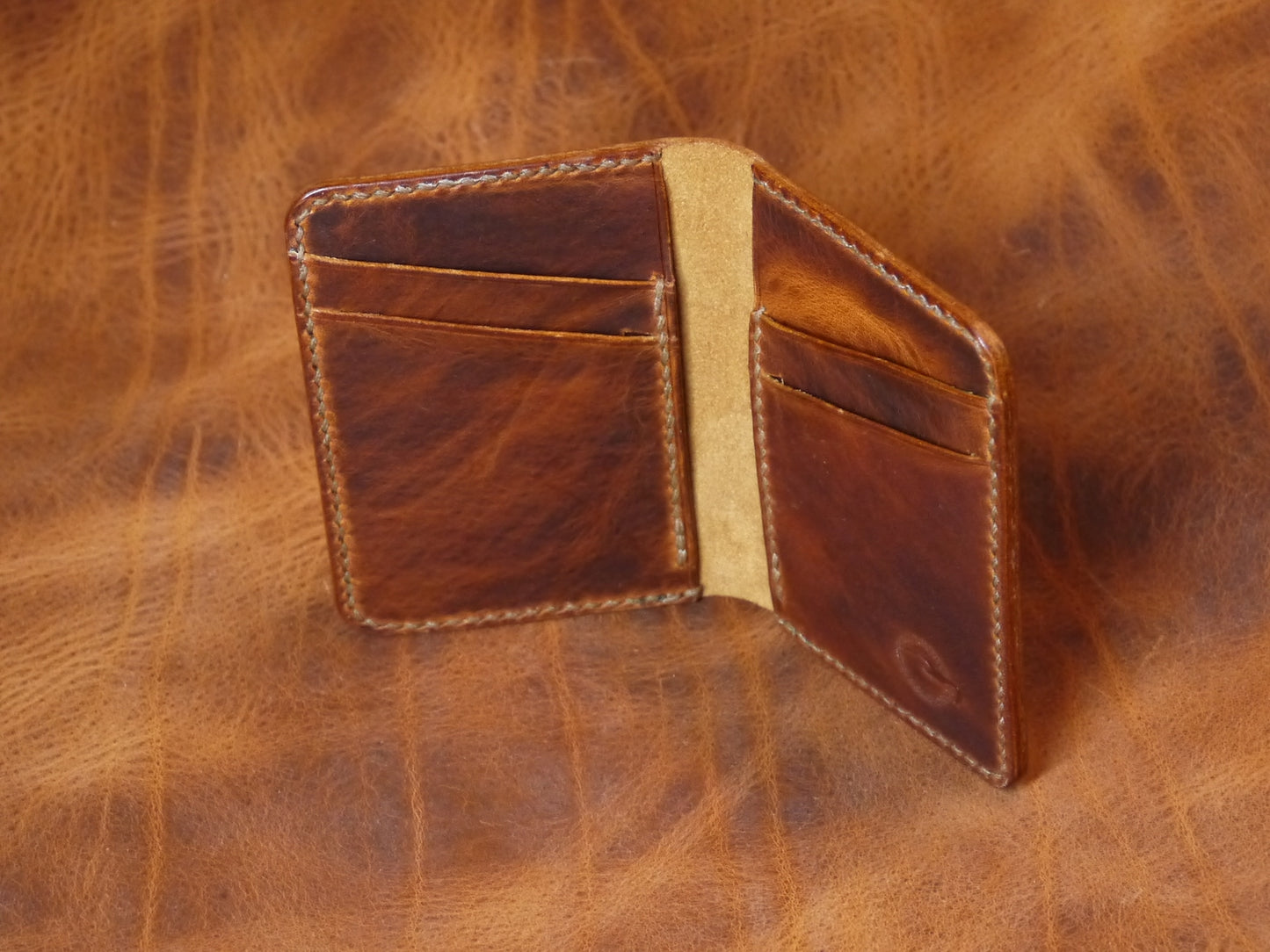 Chief Officer's wallet (Badalassi) - minimalist leather card wallet