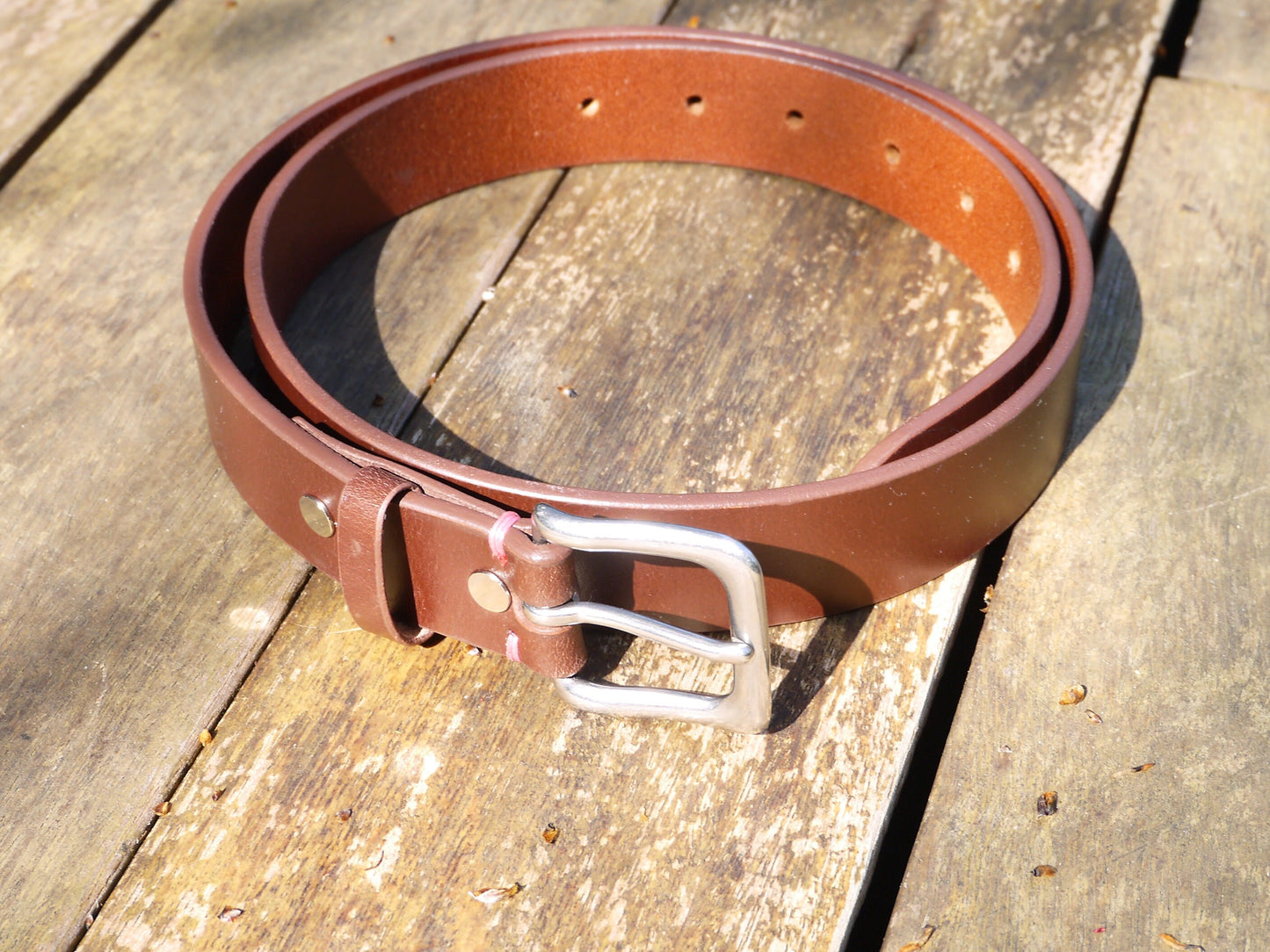 Personalised leather belts