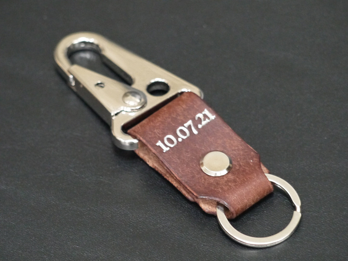 Personalised leather belt clip - Pueblo