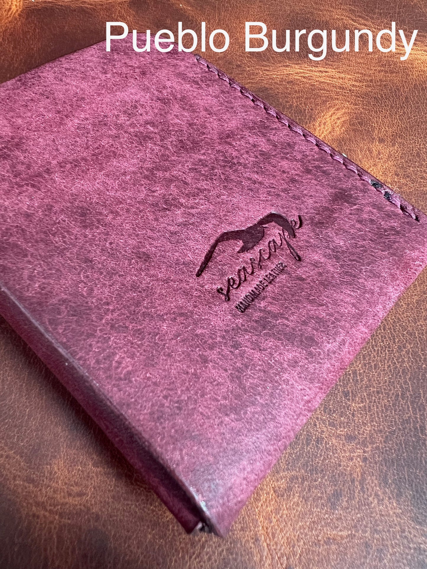 Bosun's leather wallet, minimalist handmade wallet