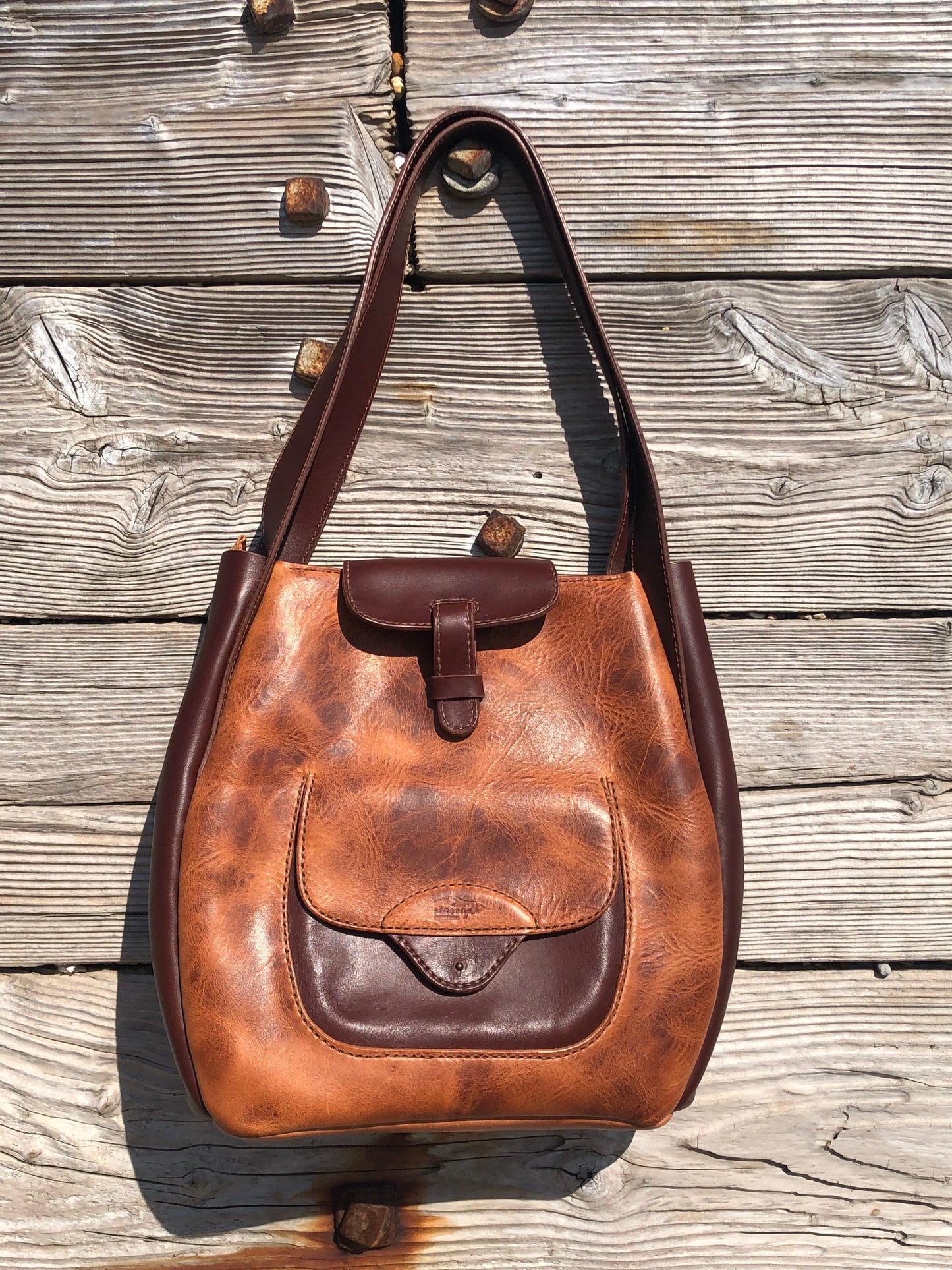 Horween leather shoulder bag