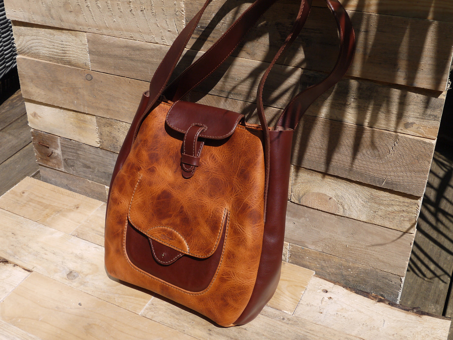 Horween leather shoulder bag