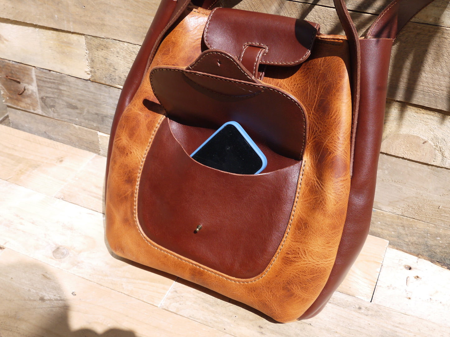 Horween leather shoulder bag