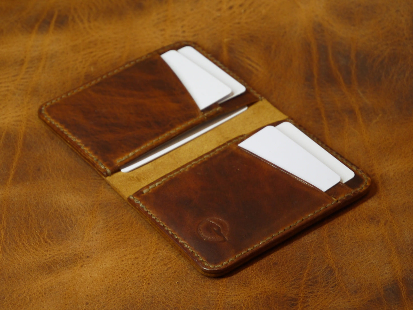 Chief Officer's wallet (Badalassi) - minimalist leather card wallet