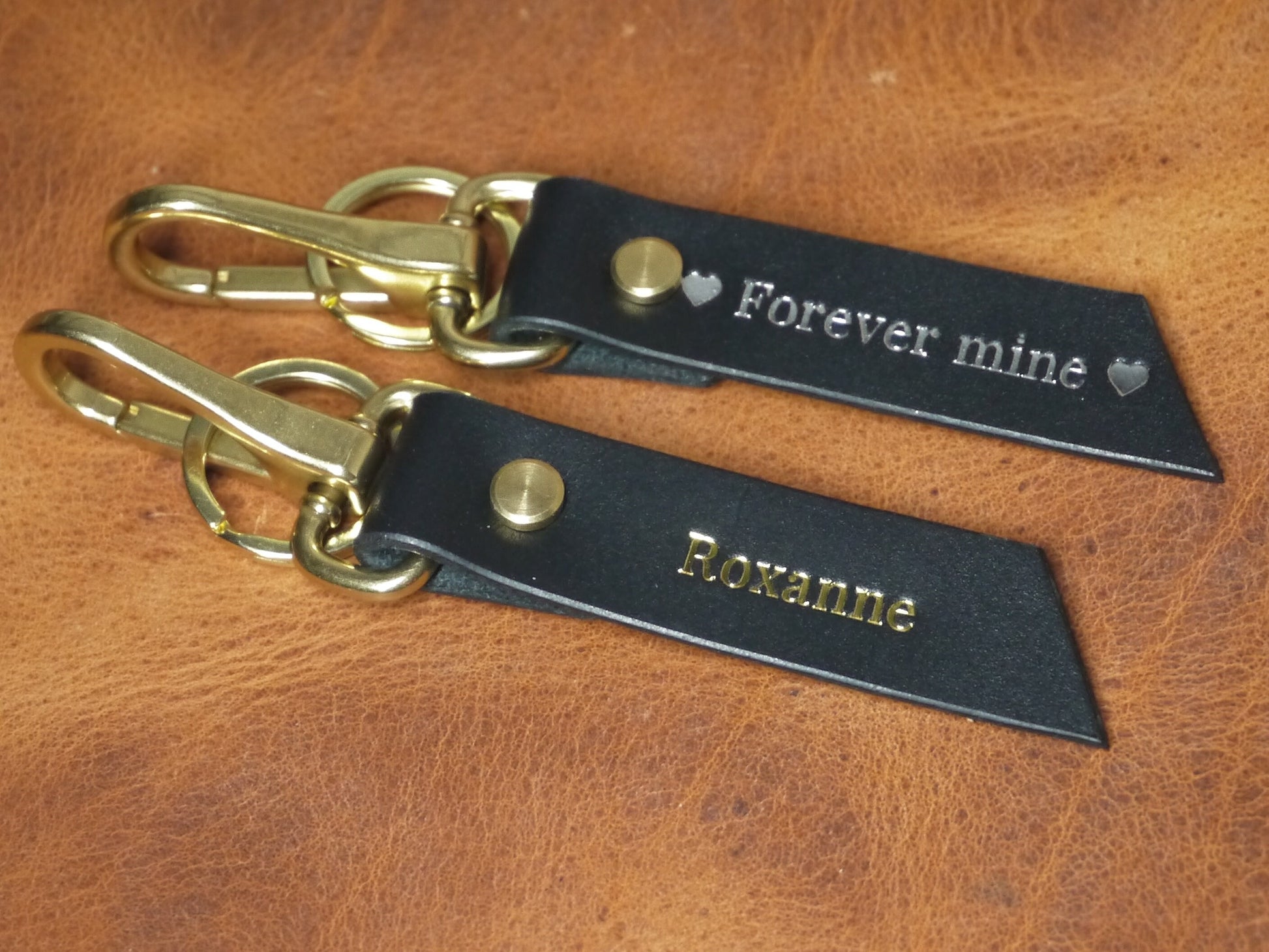 Quality brass key ring